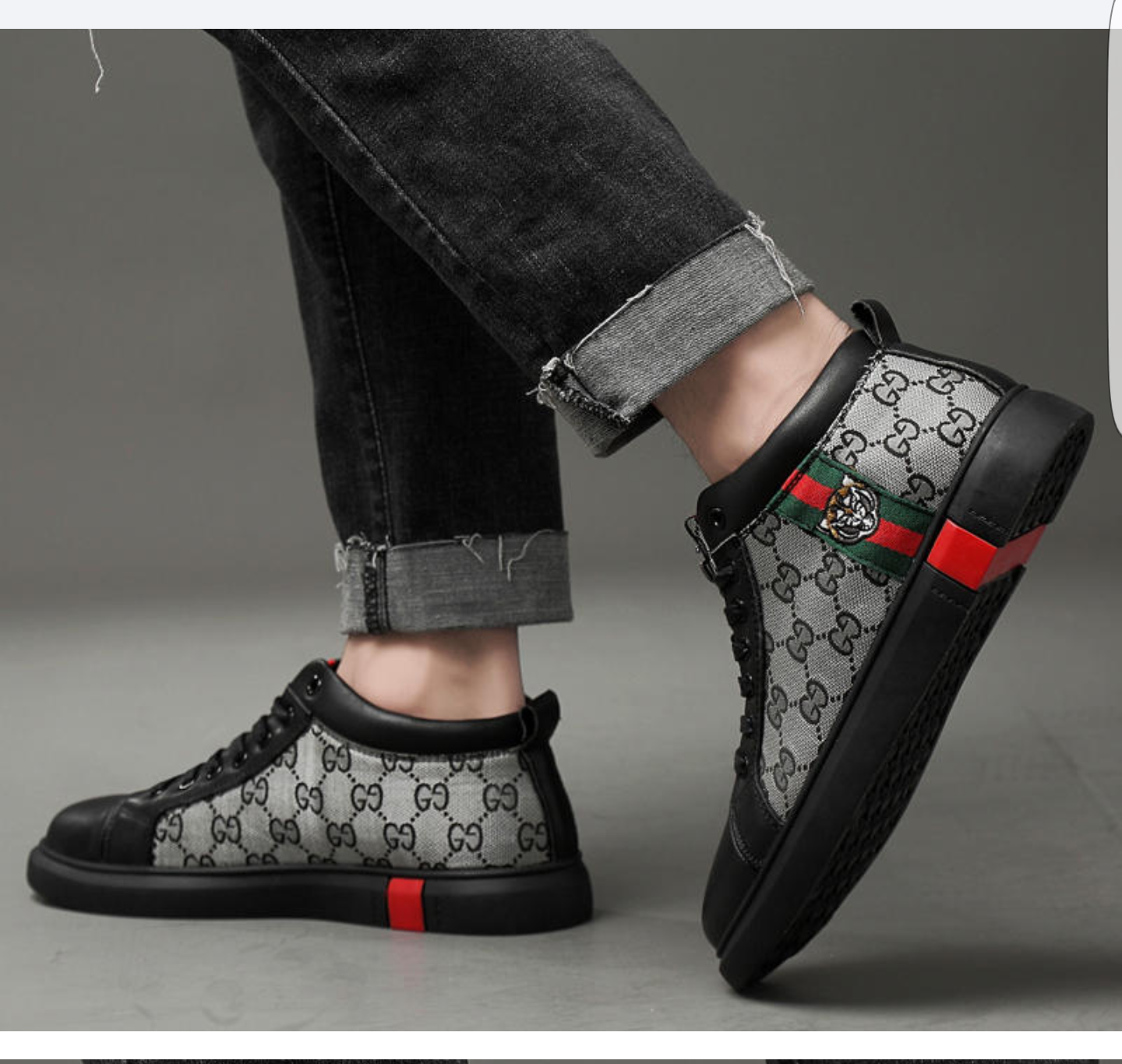 Gucci Luxury Men's Casual Shoes