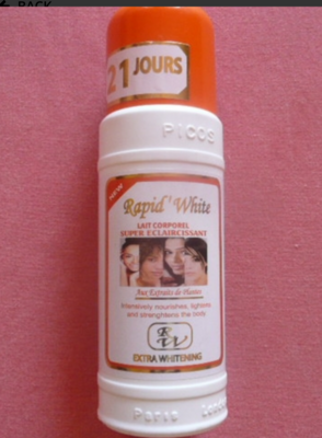 Rapid White Super Eclaircissant 21 Jours Body Lotion and Soap