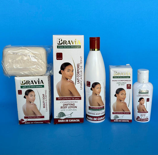 Bravia Lotion + Oil and Soap set