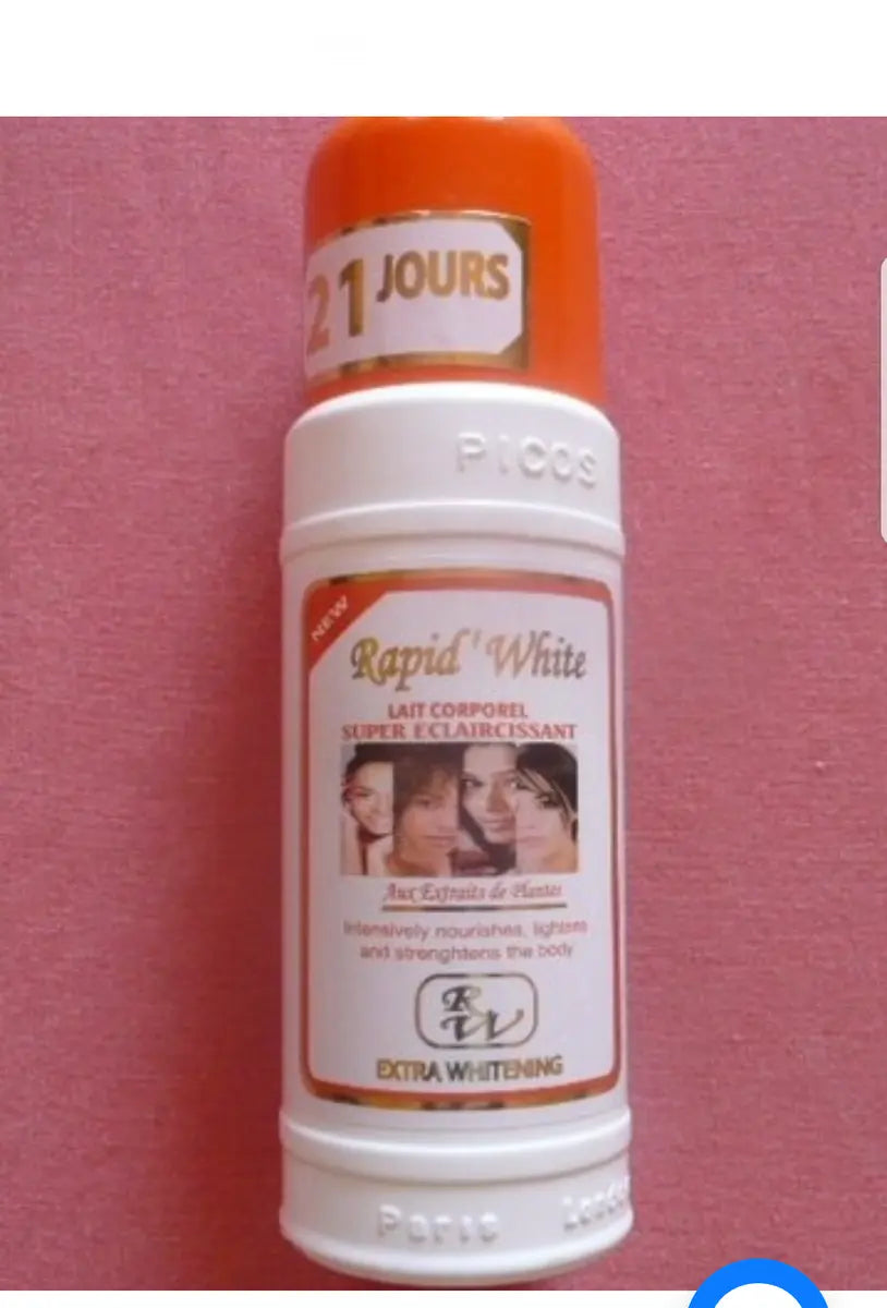 Rapid White Super Eclaircissant 21 Jours Body Lotion and Soap