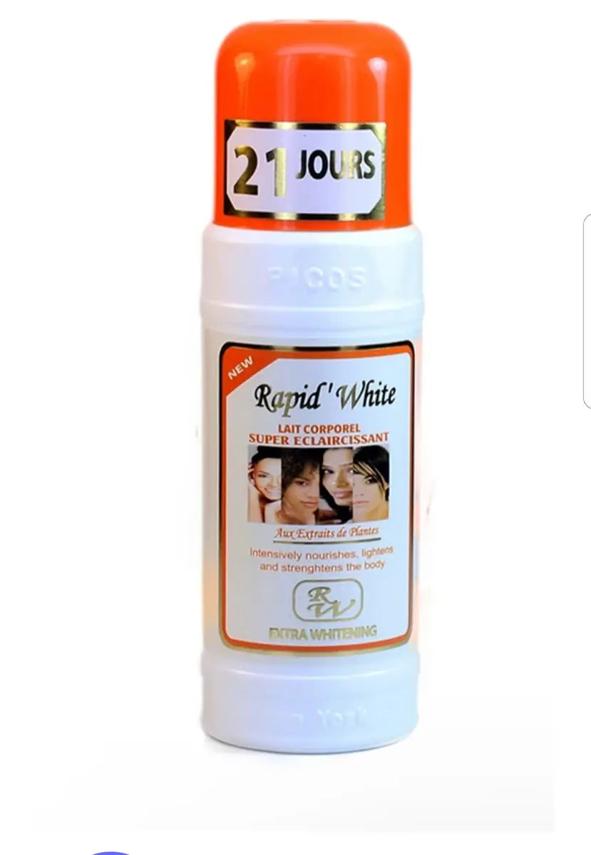 Rapid White Super Eclaircissant 21 Jours Body Lotion and Soap