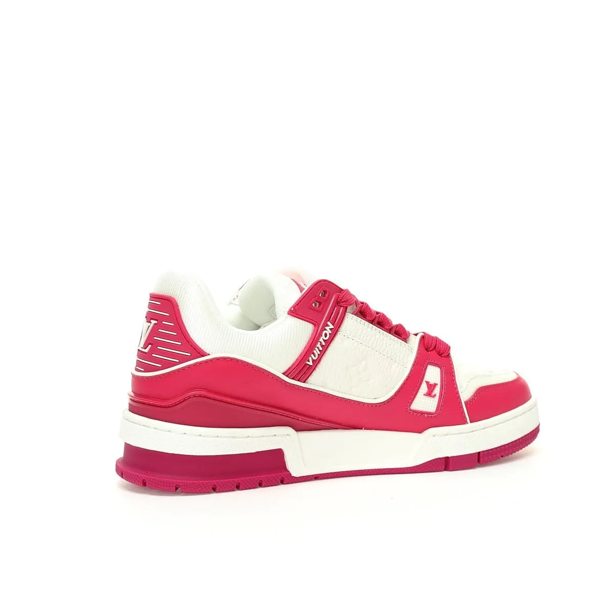 Trainer Low White Fuchsia