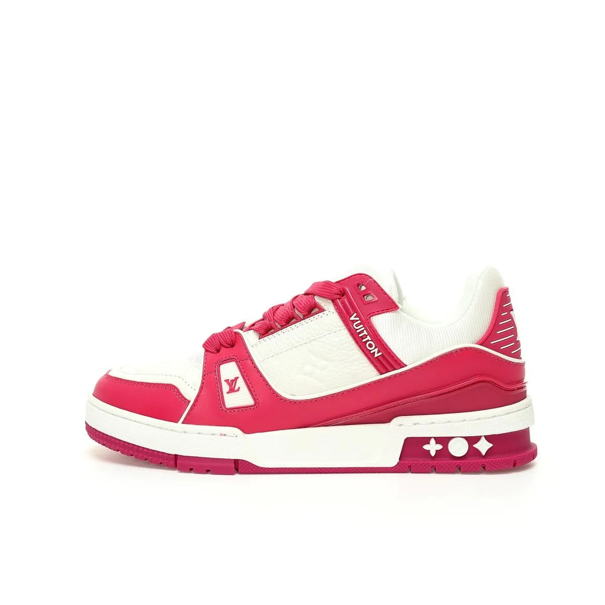 Trainer Low White Fuchsia