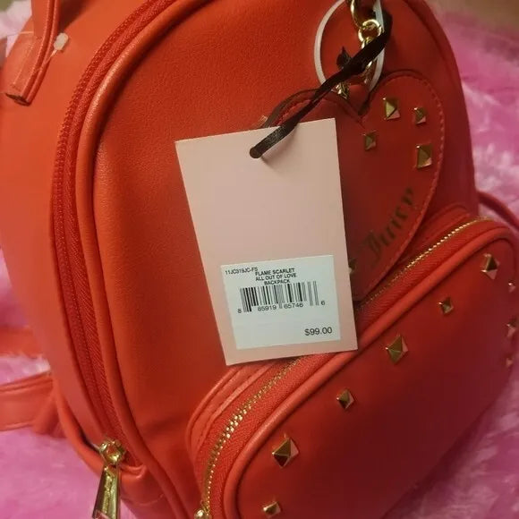 Women’s Juicy Couture All out of Love Flame Scarlet Red Backpack