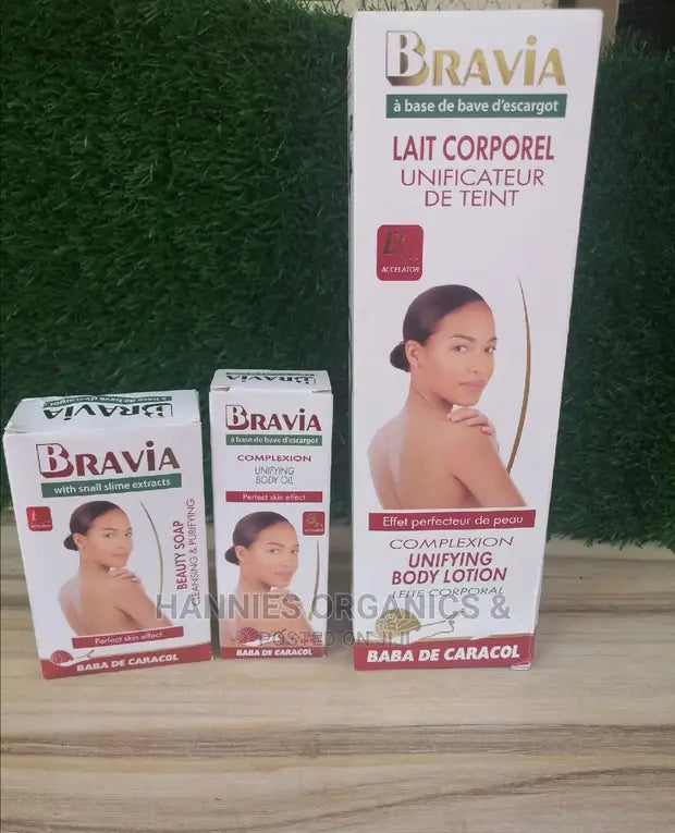 Bravia Lotion + Oil and Soap set