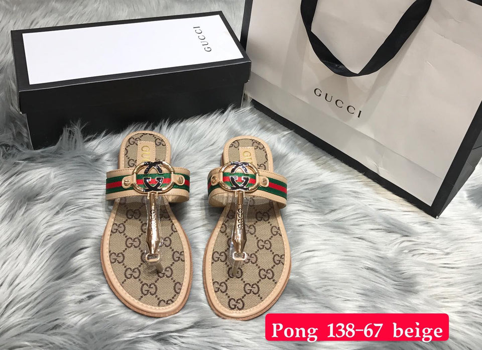 GUCCl Stylish Casual Flat Sandals For Women