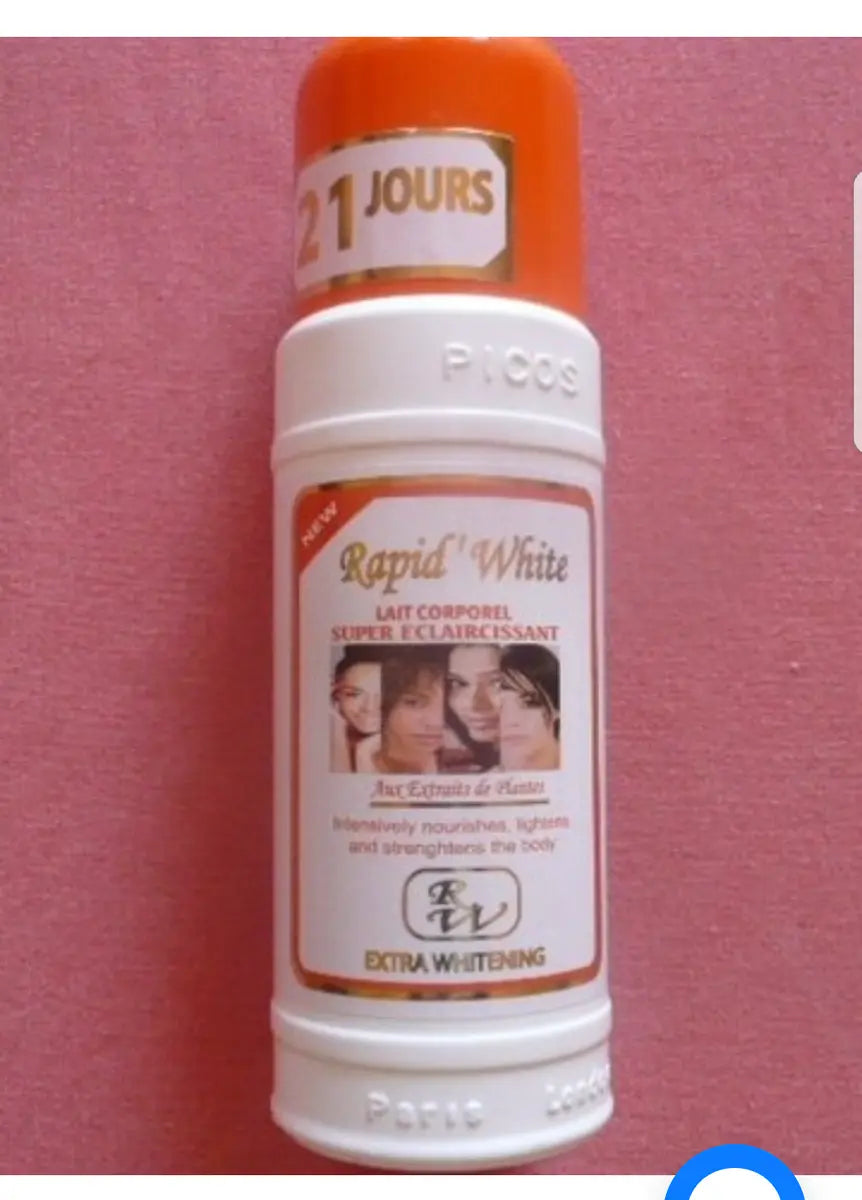 Rapid White Super Eclaircissant 21 Jours Body Lotion and Soap